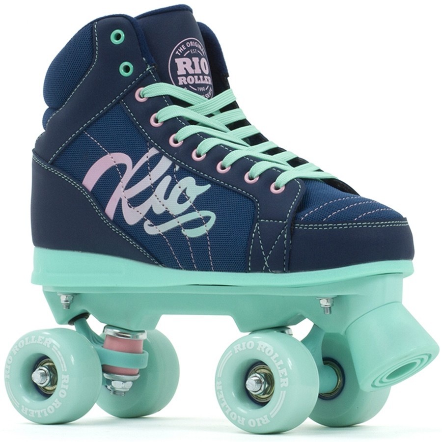 

Детские роликовые коньки Rio Roller Lumina 32 navy-green RIO240-NG-32