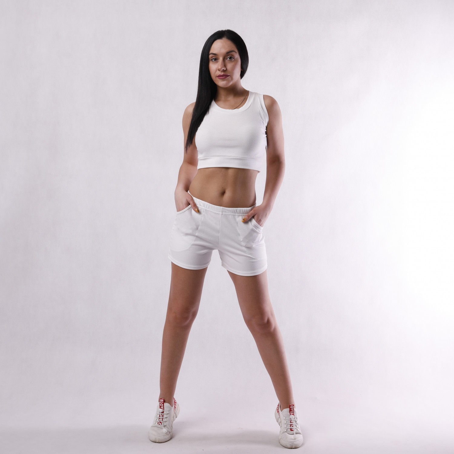 

Костюм женский летний GO-IN TN2-1785 - белый, Костюм женский летний GO-IN TN2-1785 50-52 белый