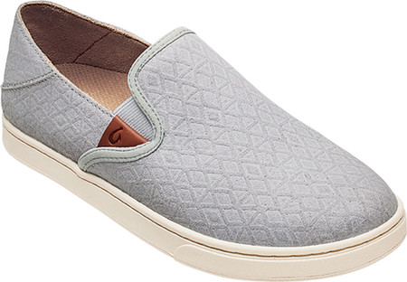 

Женские мокасины OluKai Pehuea Leather Slip On Pale Grey Kapa/Pale Grey Leather 40