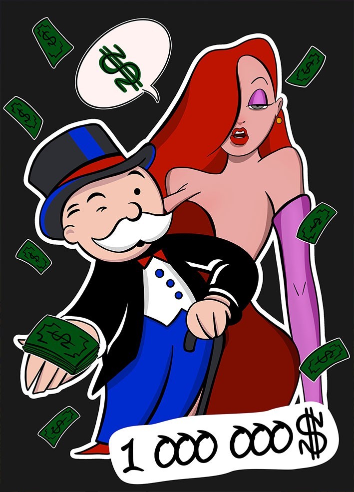 

Картина Xxnois Monopoly 50х70 см с покрытием акрилом MON01