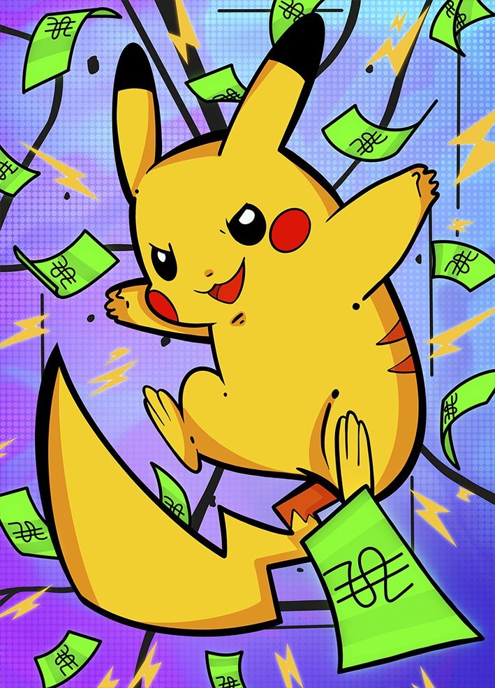 

Картина Xxnois Dollar Pokemon 50х70 см DOLL01