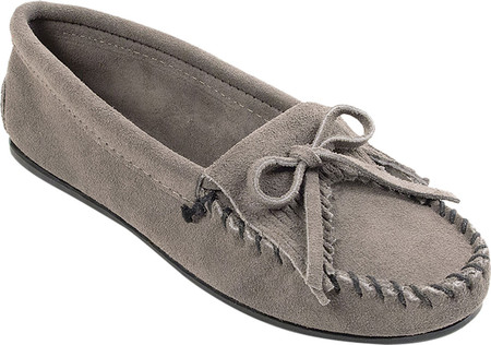 

Женские мокасины Minnetonka Kilty Hardsole Driving Moc Grey Suede 37