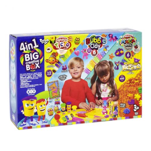 

Набор креативного творчества "Big Creative Box" 4 в 1 (укр) BCRB-01-01U