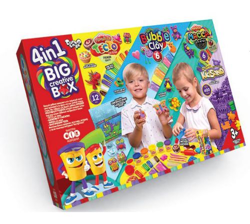 

Набор креативного творчества "Big Creative Box" 4 в 1 (рус) BCRB-01-01