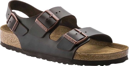 

Женские сандалии Birkenstock Milano Amalfi Leather with Soft Footbed Brown Amalfi Leather 41