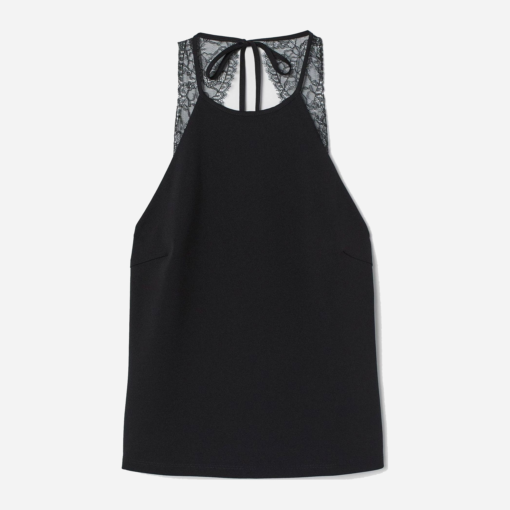 

Топ H&M 8045061RP7 46 Черный