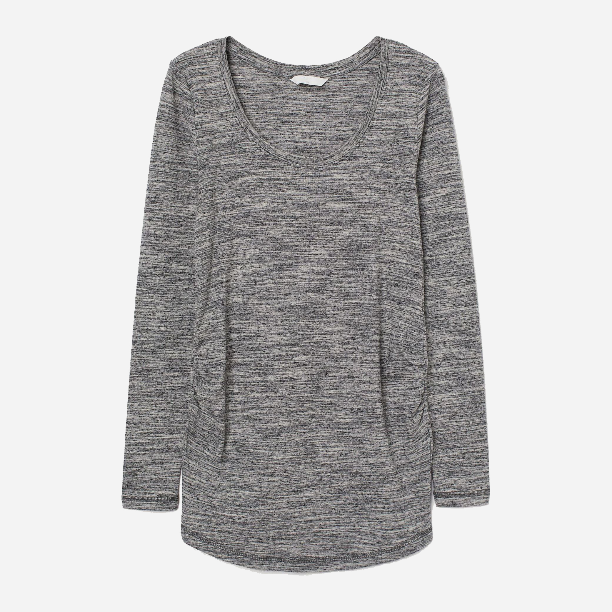 

Лонгслив H&M 8200321dm  Серый меланж, Лонгслив H&M 8200321dm L Серый меланж