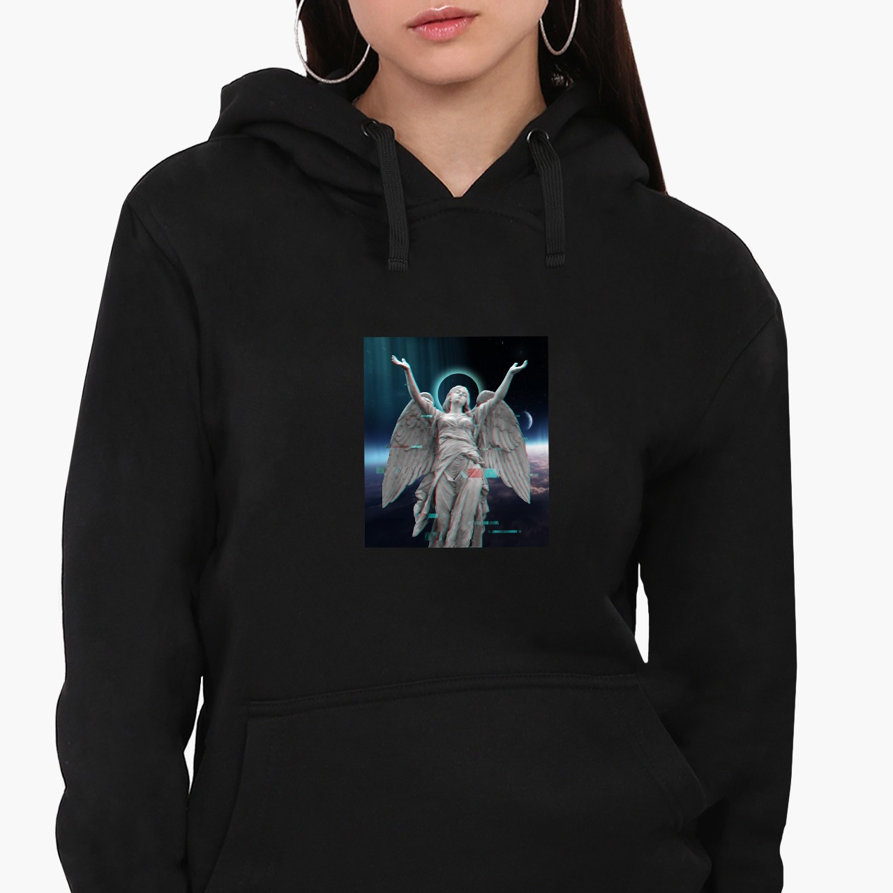 

Худи женский Ангел Черный (8921-1592, Худи женский Ангел Черный (8921-1592) L