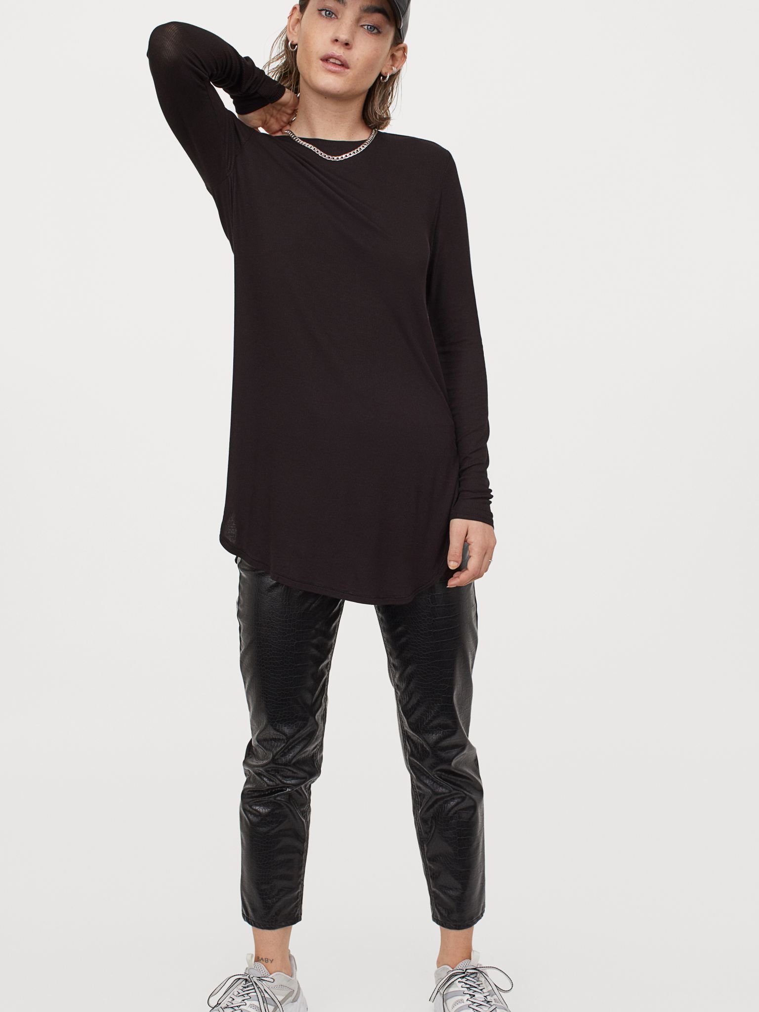 

Лонгслив H& 9003843dm  Черный, Лонгслив H&M 9003843dm M Черный