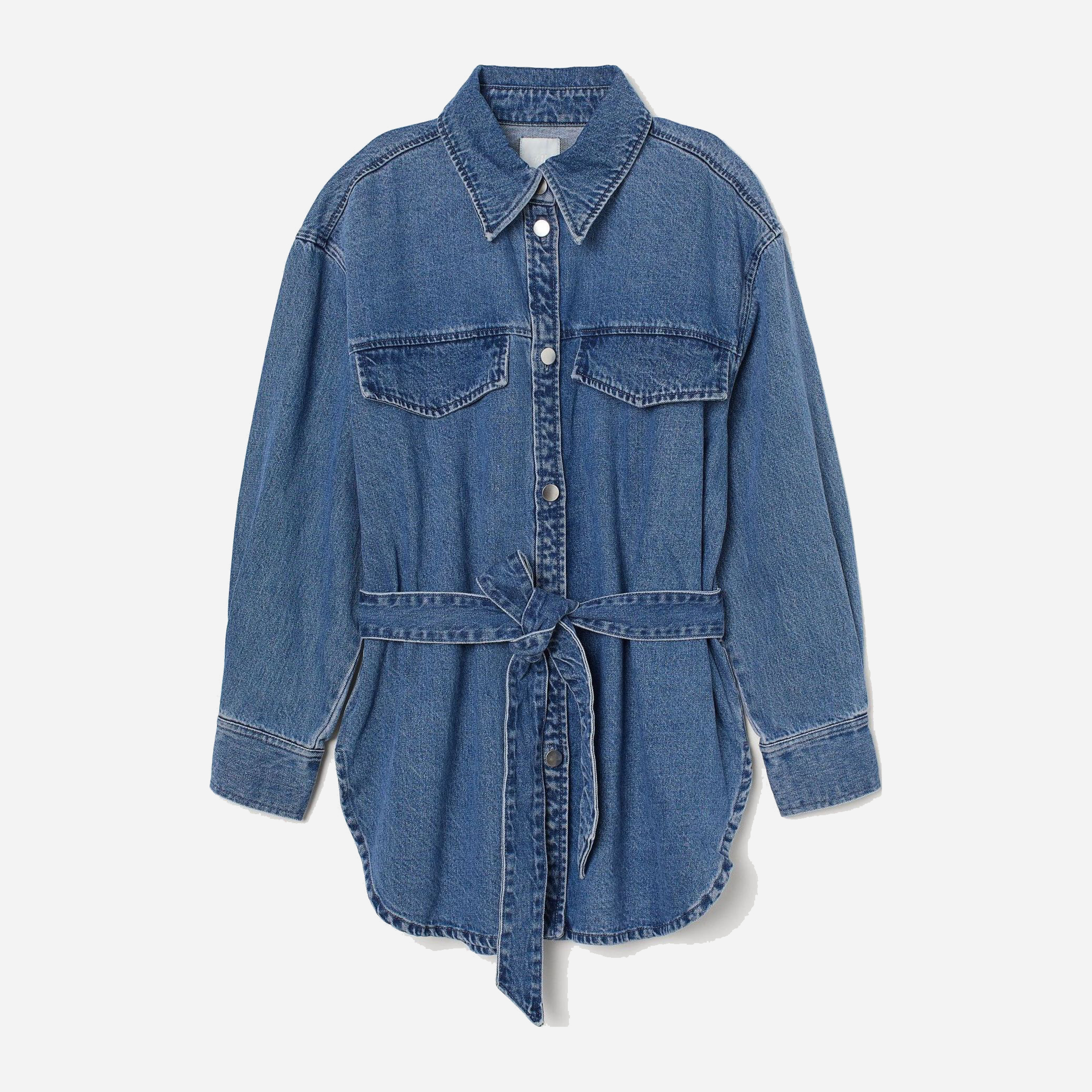 

Джинсовая куртка H&M 9213802sm XL Светло-синяя