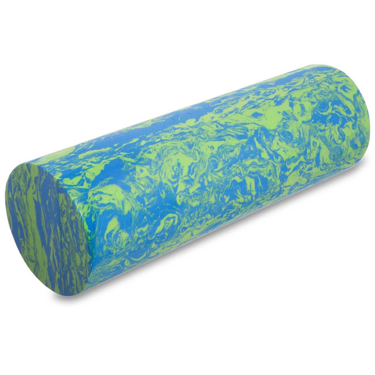 

Массажный ролик роллер гладкий Foam Roller Zelart My Fit 45x15 см FI-1732 Blue-Green