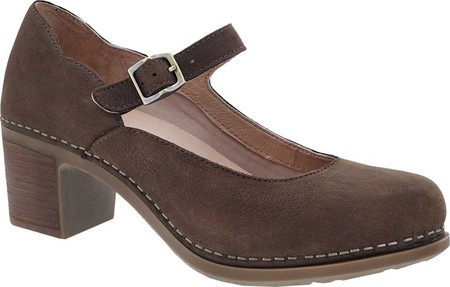 

Женские туфли на каблуке Dansko Harlo Mary Jane Mushroom Nubuck 41