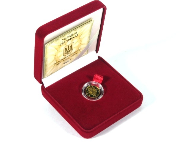 

Золотая монета "Рак"