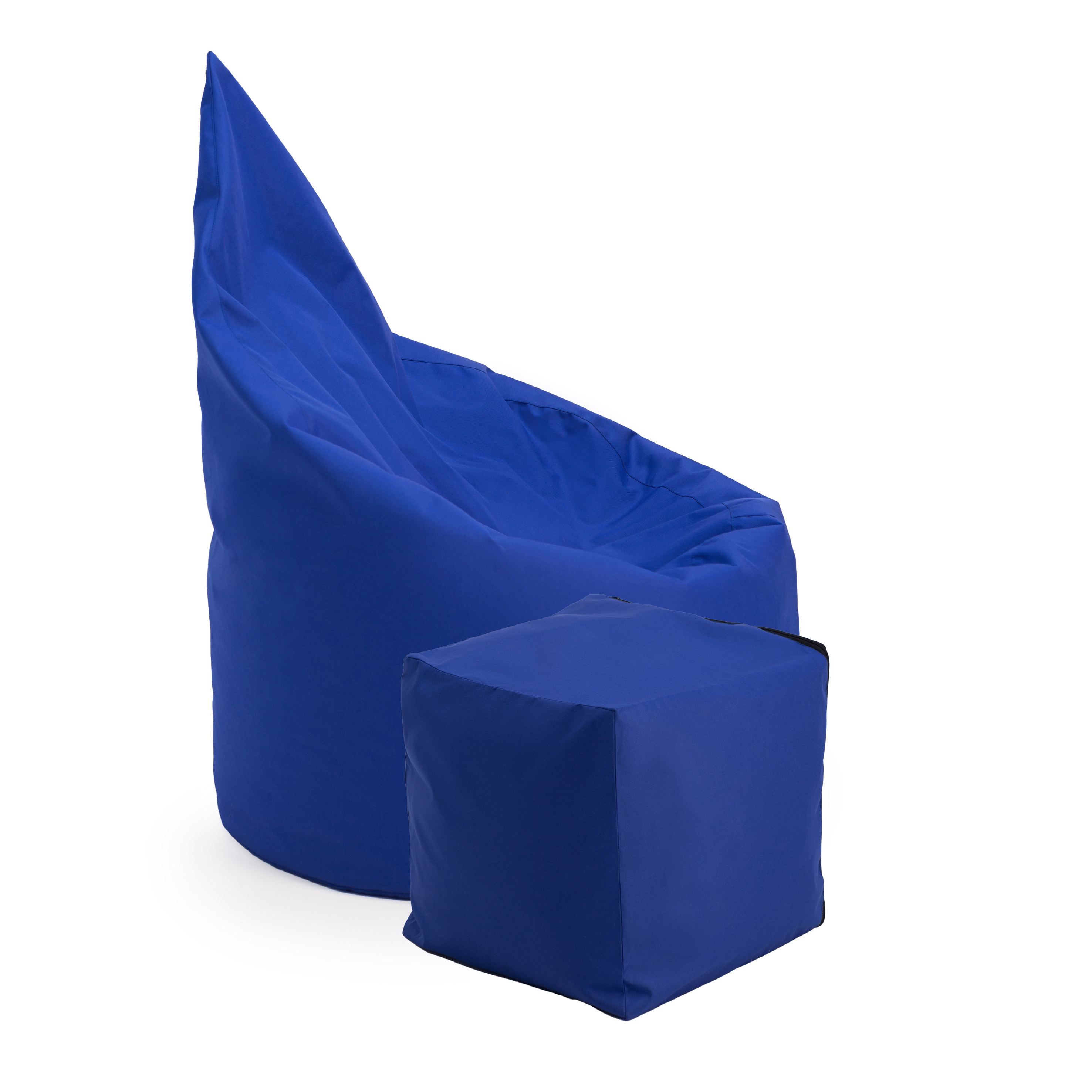 

Комплект кресло мешок капля и пуфик куб Prolisok электрик 70x95x40 Oxford PU 600d