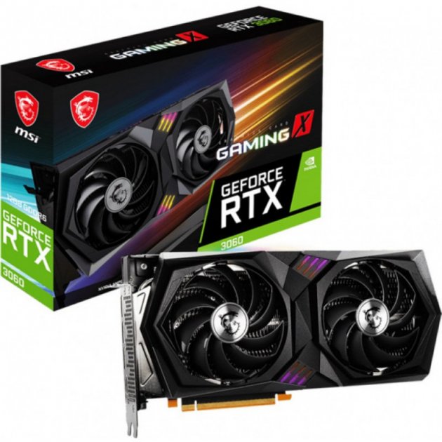 

Відеокарта MSI GeForce RTX3060 12Gb GAMING X (RTX 3060 GAMING X 12G)