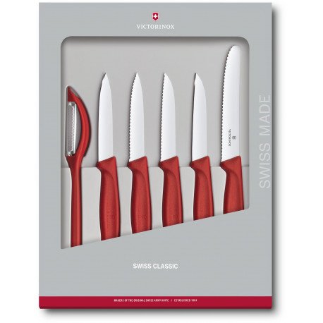 

Кухонный набор Victorinox SwissClassic Paring Set 6.7111.6G красный