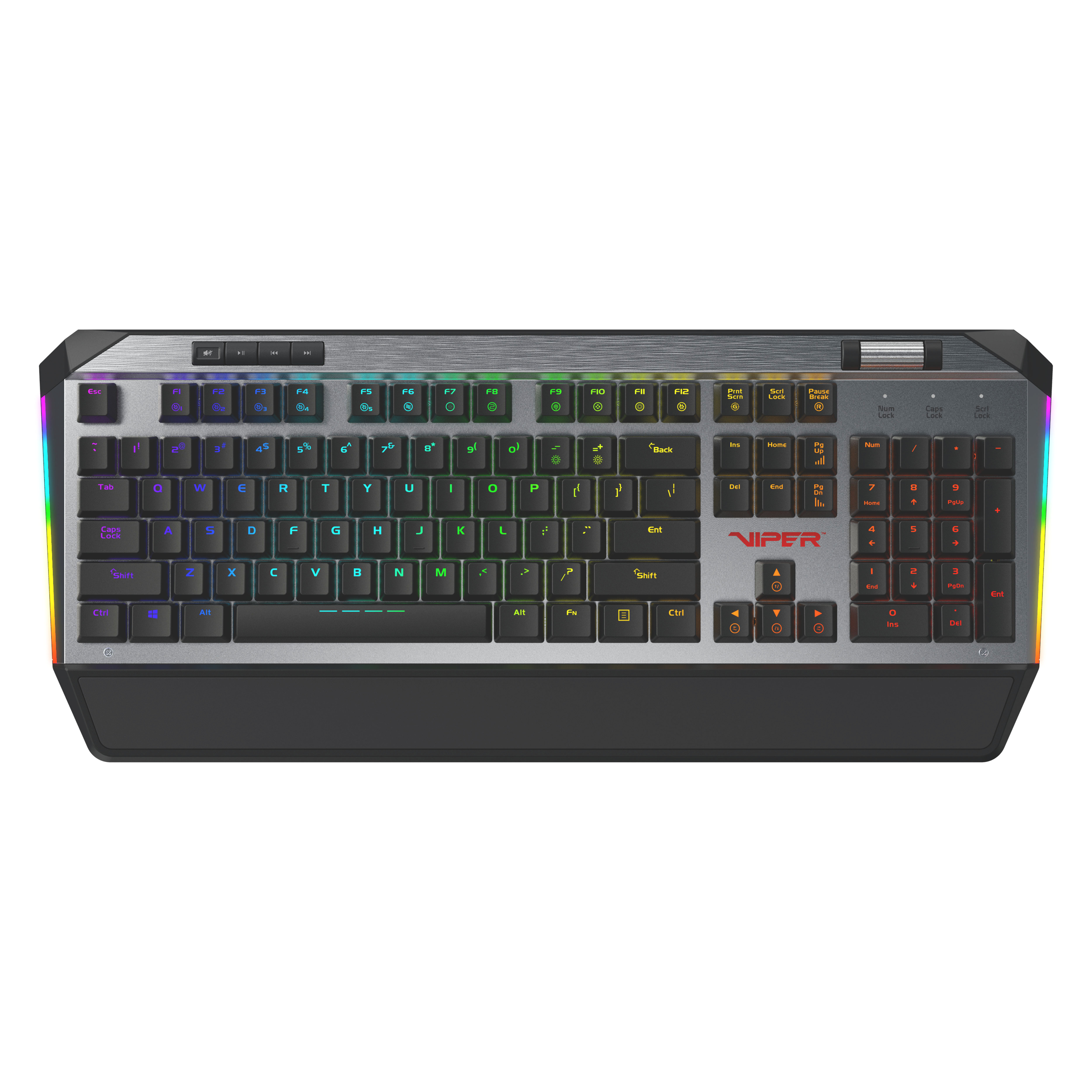 

Клавиатура Patriot Viper V765 Mechanical RGB Gaming Kailh Box White (PV765MBWUXMGM) Black/Silver USB