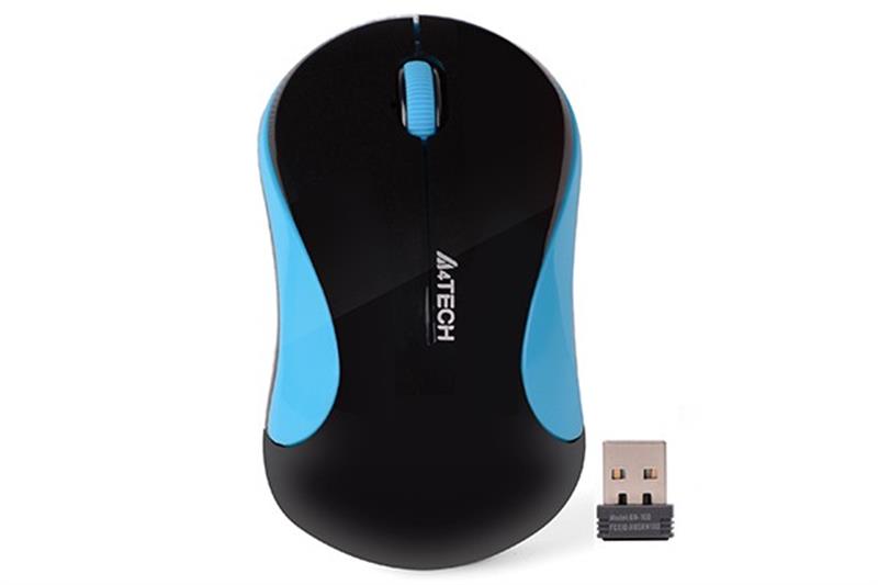 

Мышь беспроводная A4Tech G3-270N Black/Blue USB V-Track