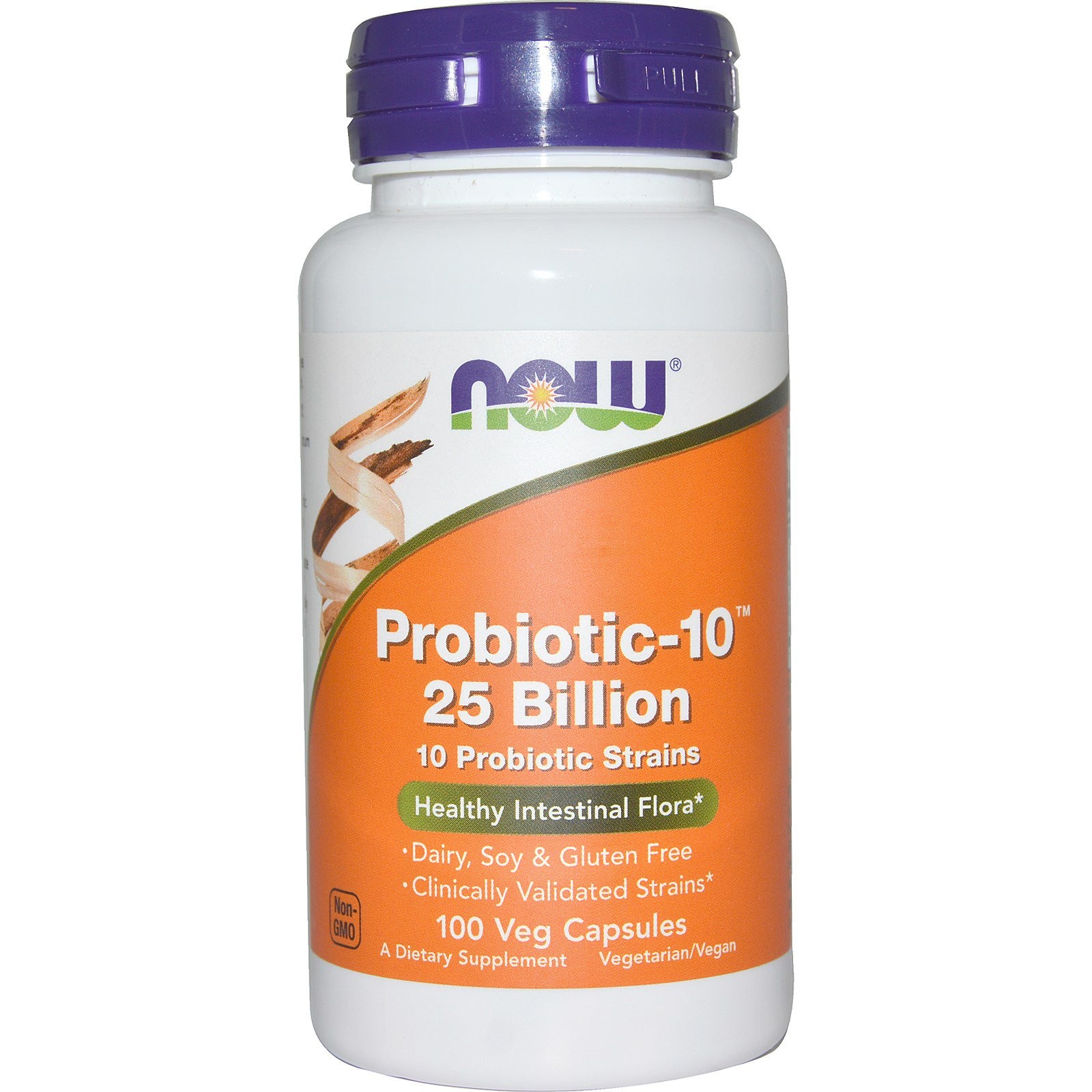

Биологически Активные Добавки Now Foods Probiotic-10 фудс пробиотик 25 млн 100 вегетарианских капсул (NOW-02933)