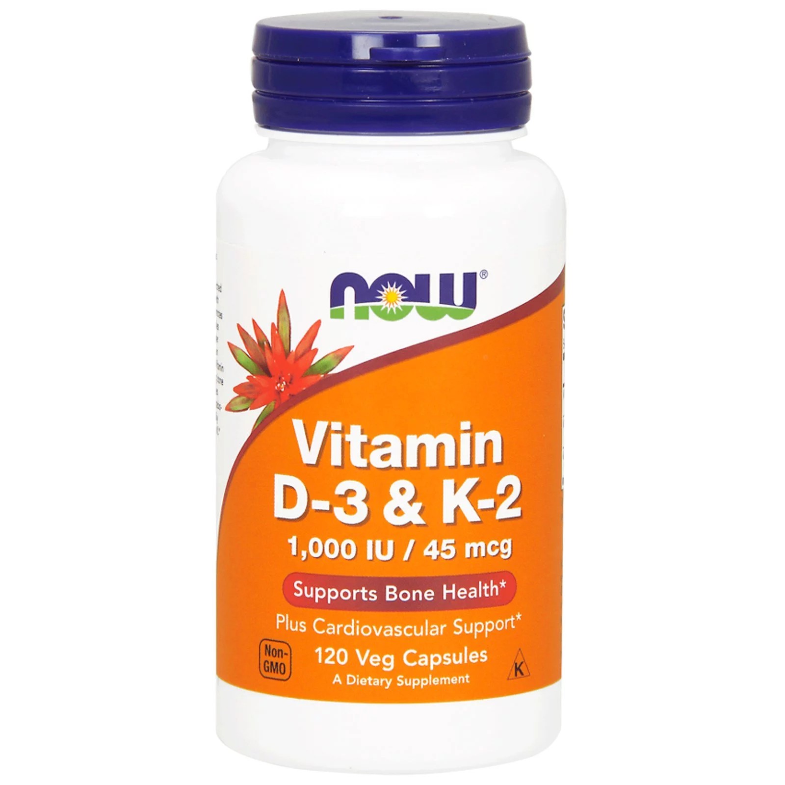 

Биологически Активные Добавки Now Foods Vitamin D-3 & K-2 120 капс Нау Фудс (NOW-00369)