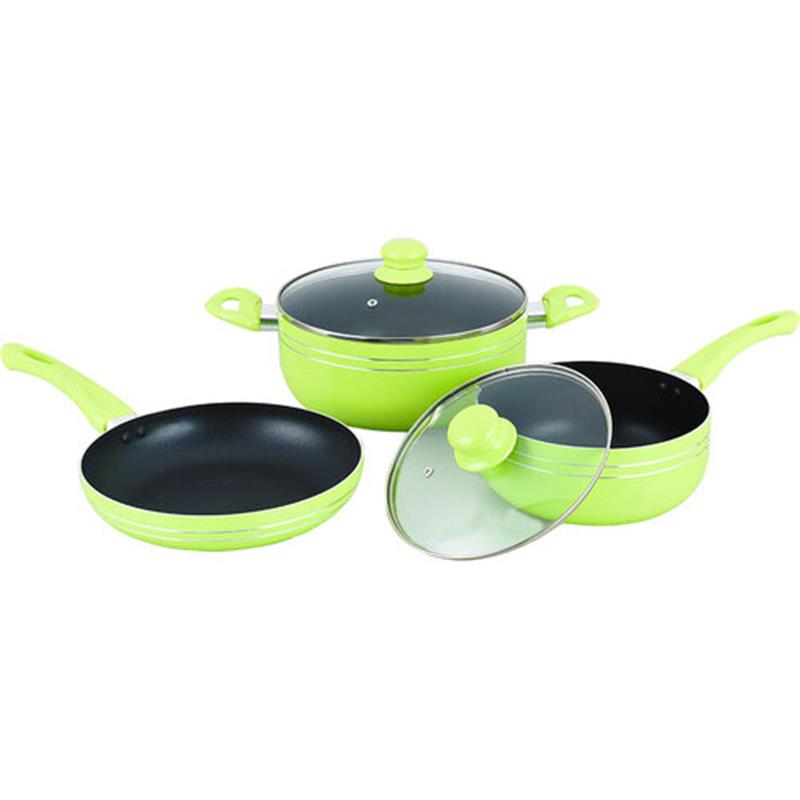 

Набор посуды Gusto GT-2405/1 Green 5 предметов