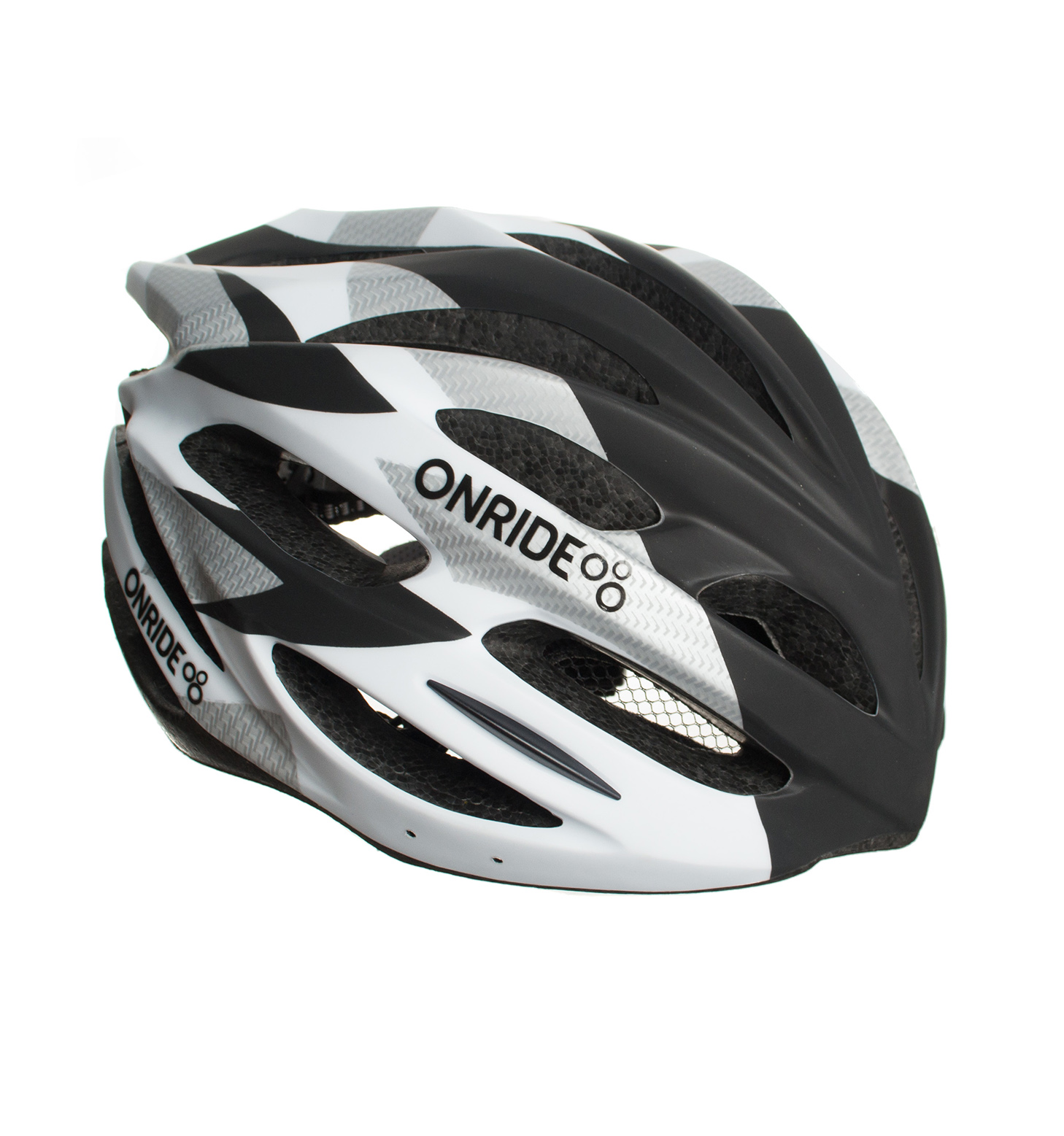 

Шлем велосипедный ONRIDE Grip L 58-61 Белый с черным 69078900013