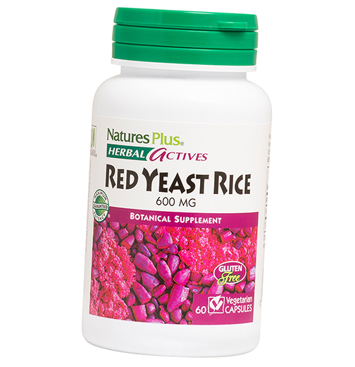 

Red Yeast Rice 600 Caps Nature's Plus 60вегкапс (71375015)