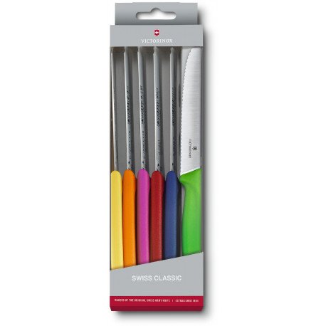 

Кухонный набор Victorinox SwissClassic Tomato&Sausage Set 6 ножей 6.7839.6G