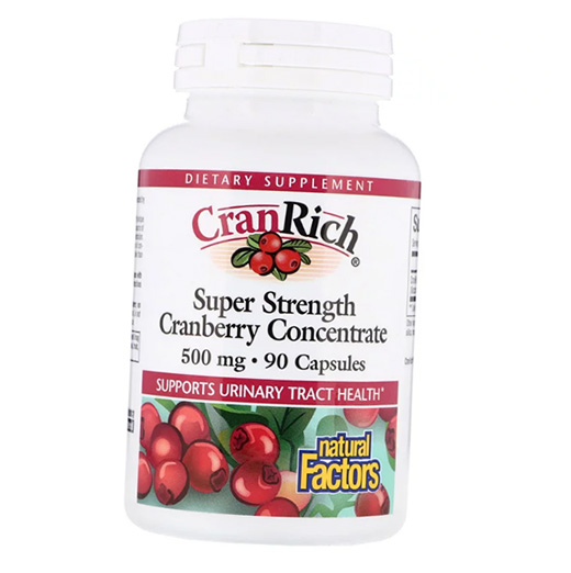 

CranRich Cranberry Natural Factors 90капс (71406001)