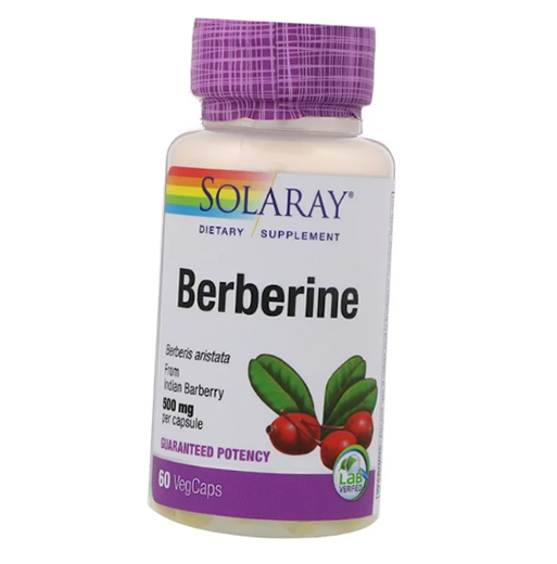 

Берберин, Berberine 500, Solaray 60вегкапс (72411003)