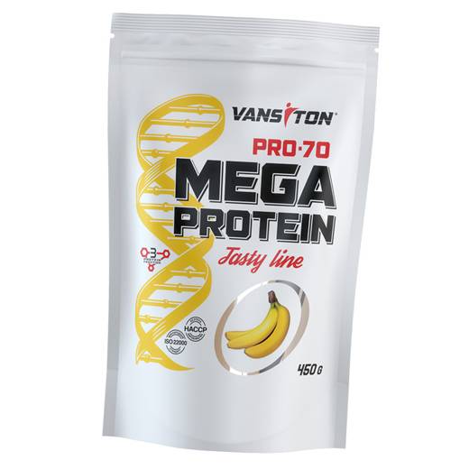 

Pro-70 Mega Protein Ванситон 450г Ваниль (29173007)