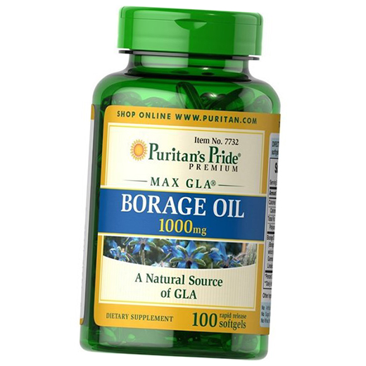 

Borage Oil 1000 Puritan's Pride 100гелкапс (67367016)