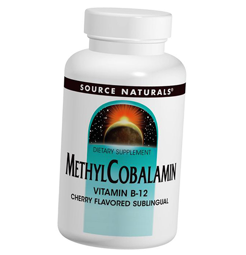 

Витамин В12, Метилкобаламин, MethylCobalamin B-12, Source Naturals 60леденцов Вишня (36355083)
