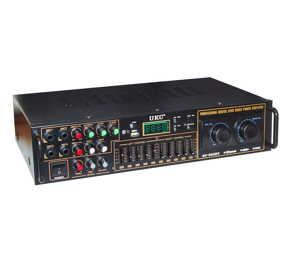 

Усилитель звука UKC AV-663BT