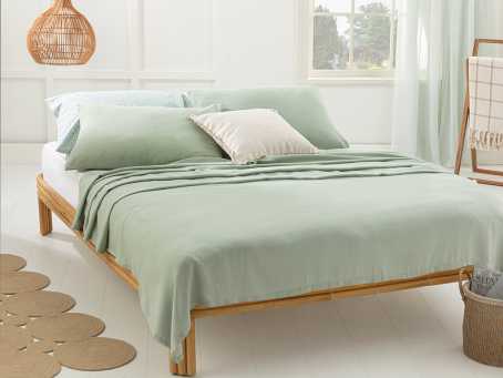 

Постельное белье Cool Stripe Soft Touch Пикейный набор голубой EH 150х220 см