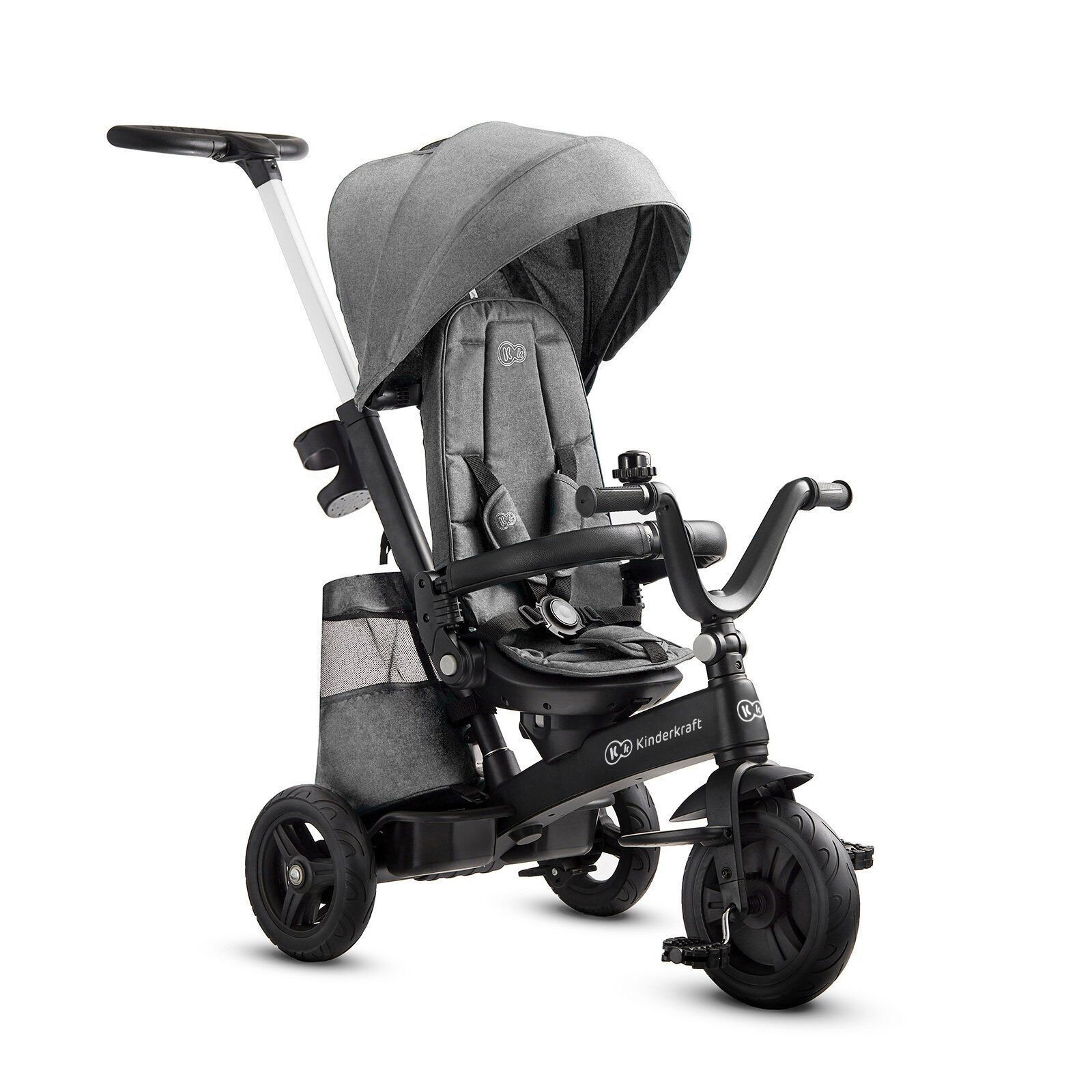 

Трехколесный велосипед Kinderkraft Easytwist Platinum Grey