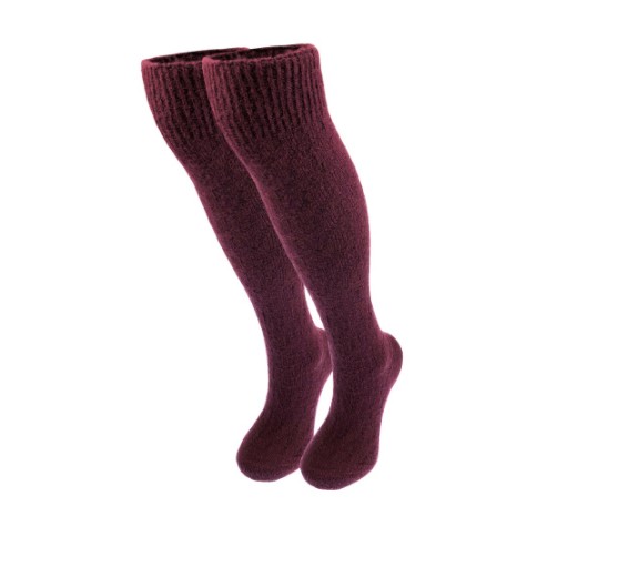 

Теплые гольфы New socks, размер 36-40, цвет Бордовый (431)