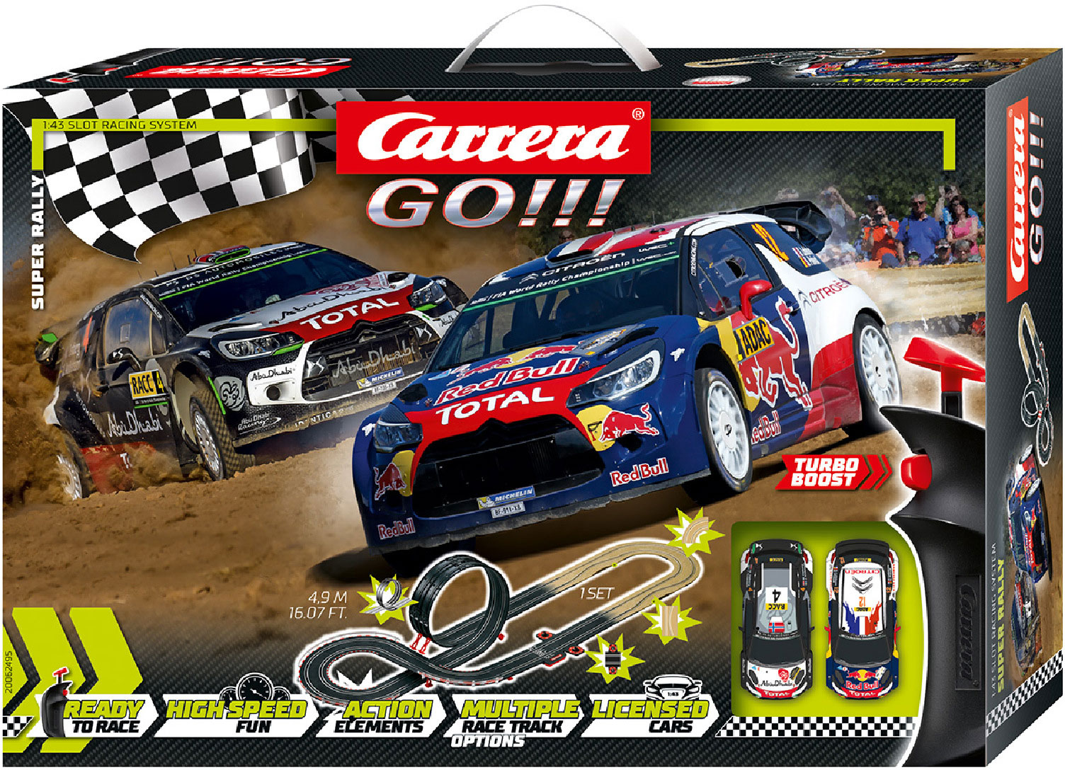 

Автотрек Carrera GO!!! Супер Ралли 4.9 м (CR-20062495)
