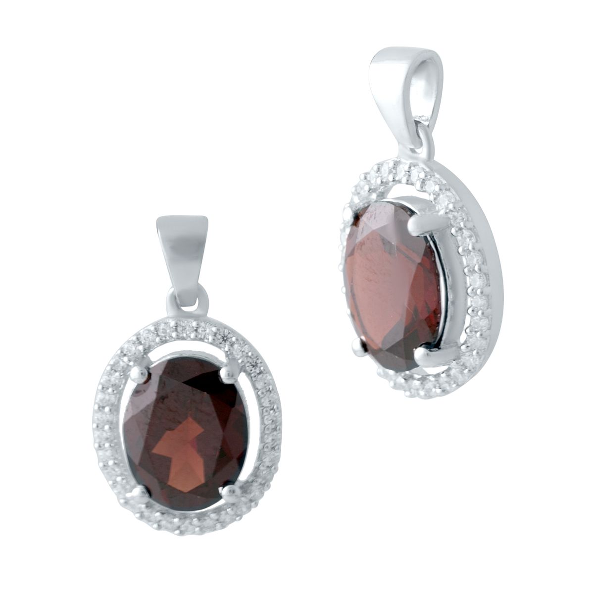 

Серебряная подвеска SilverLine с гранатом 2.52ct