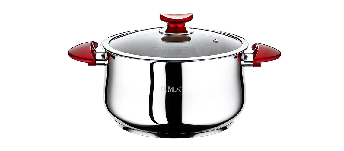 

Кастрюля 3,7 л (20 см х 12 см) OMS стеклянная крышка 2032-20