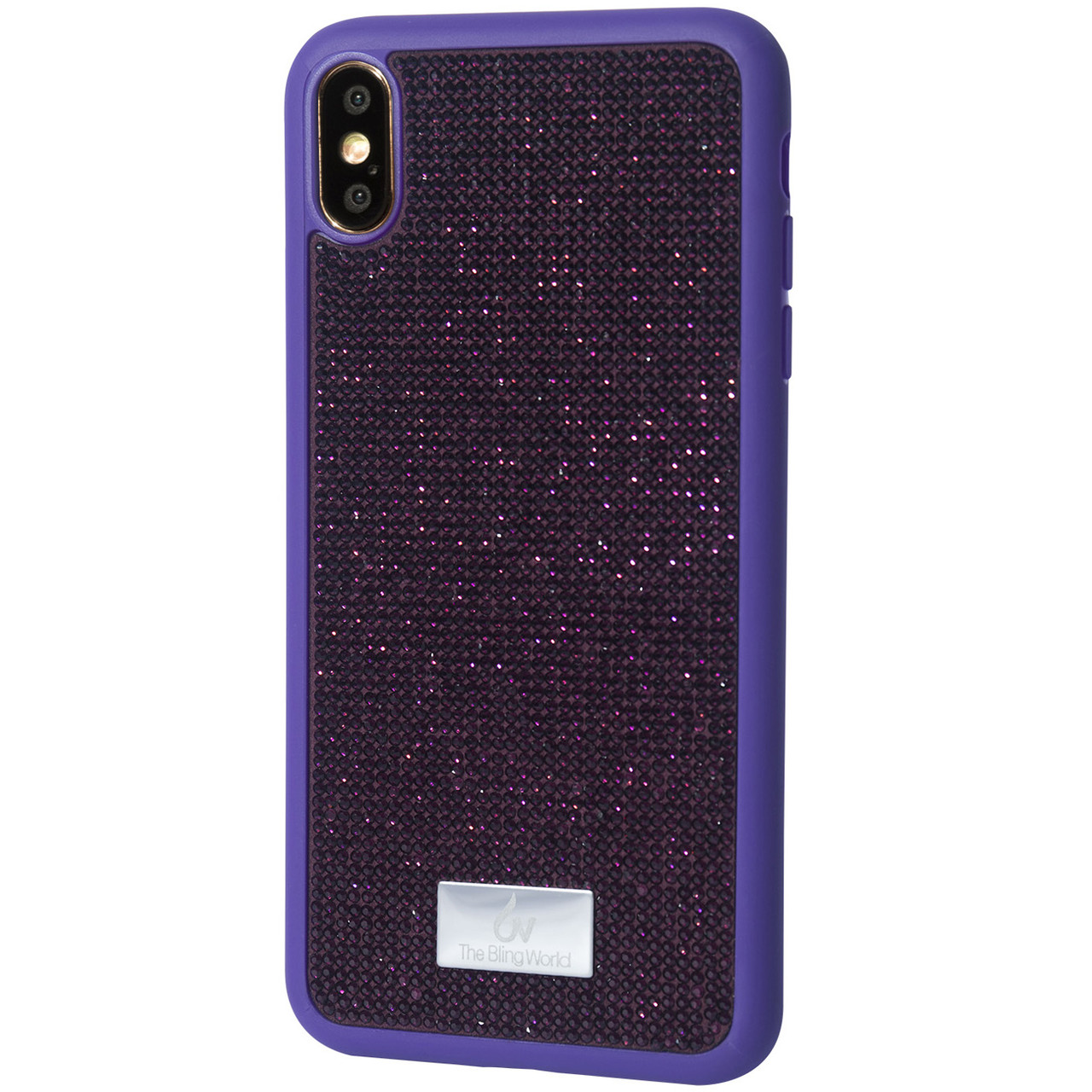 

TPU чехол Bling World Grainy Diamonds для Apple iPhone XS Max (6.5") Фиолетовый