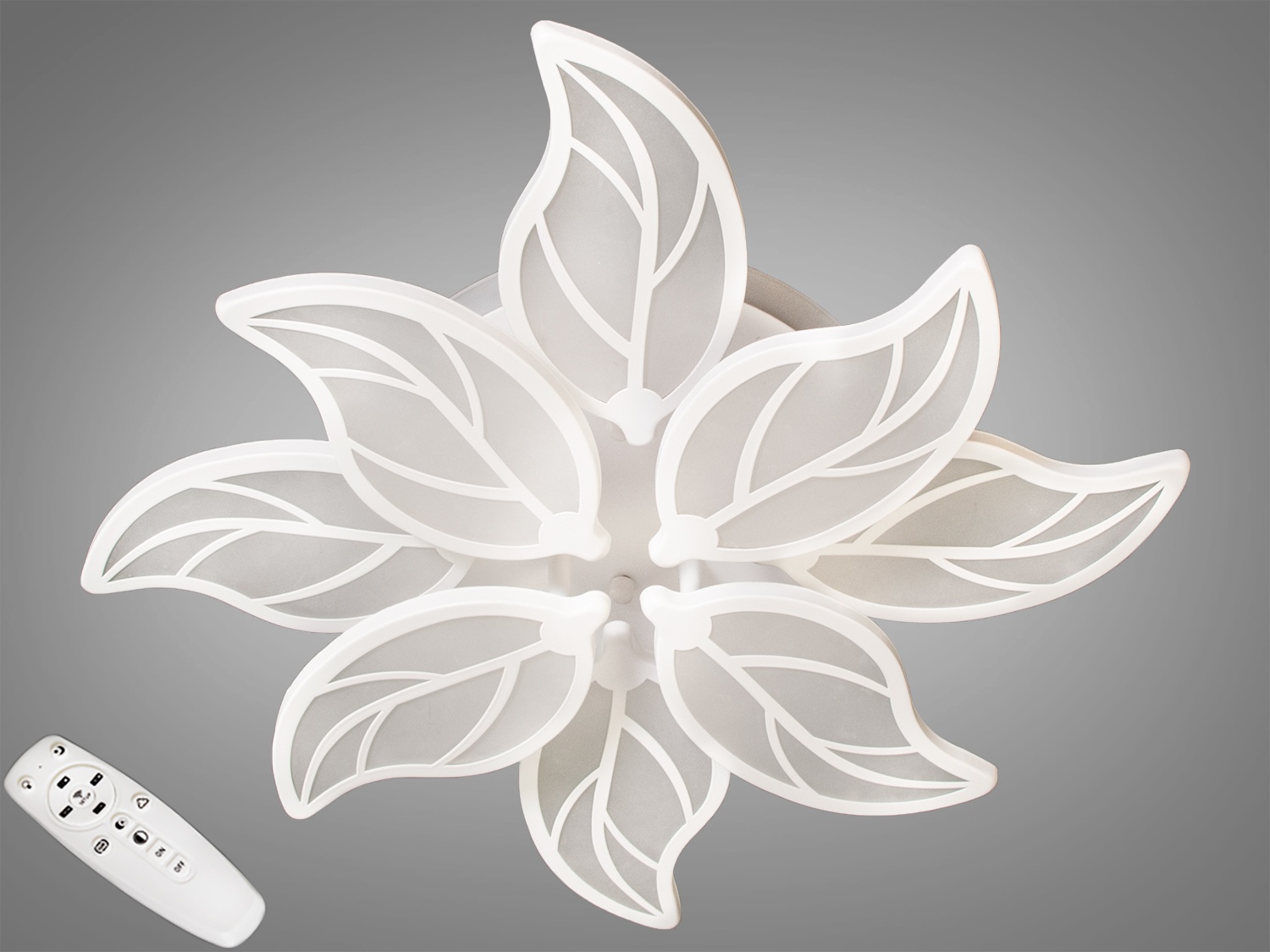 

Потолочный LED светильник с пультом ECOLED 8028/4+4WH LED RGB