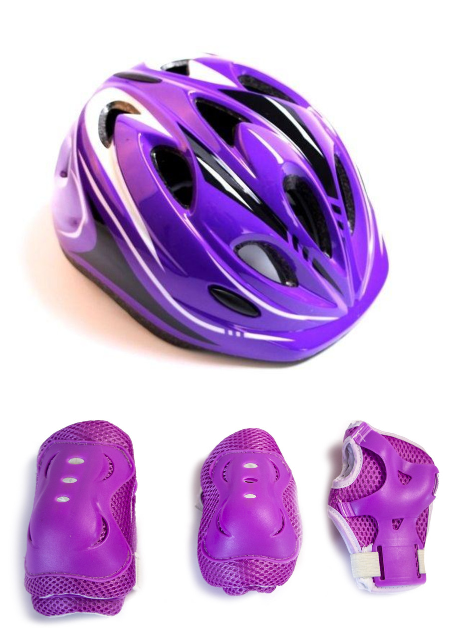 

Шлем защитный детский Roller с защитой Фиолетовый с регулировкой