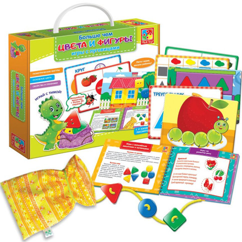 

Больше чем цвета и фигуры. Игры с пуговицами рус, арт. VT2801-10, VLADI TOYS