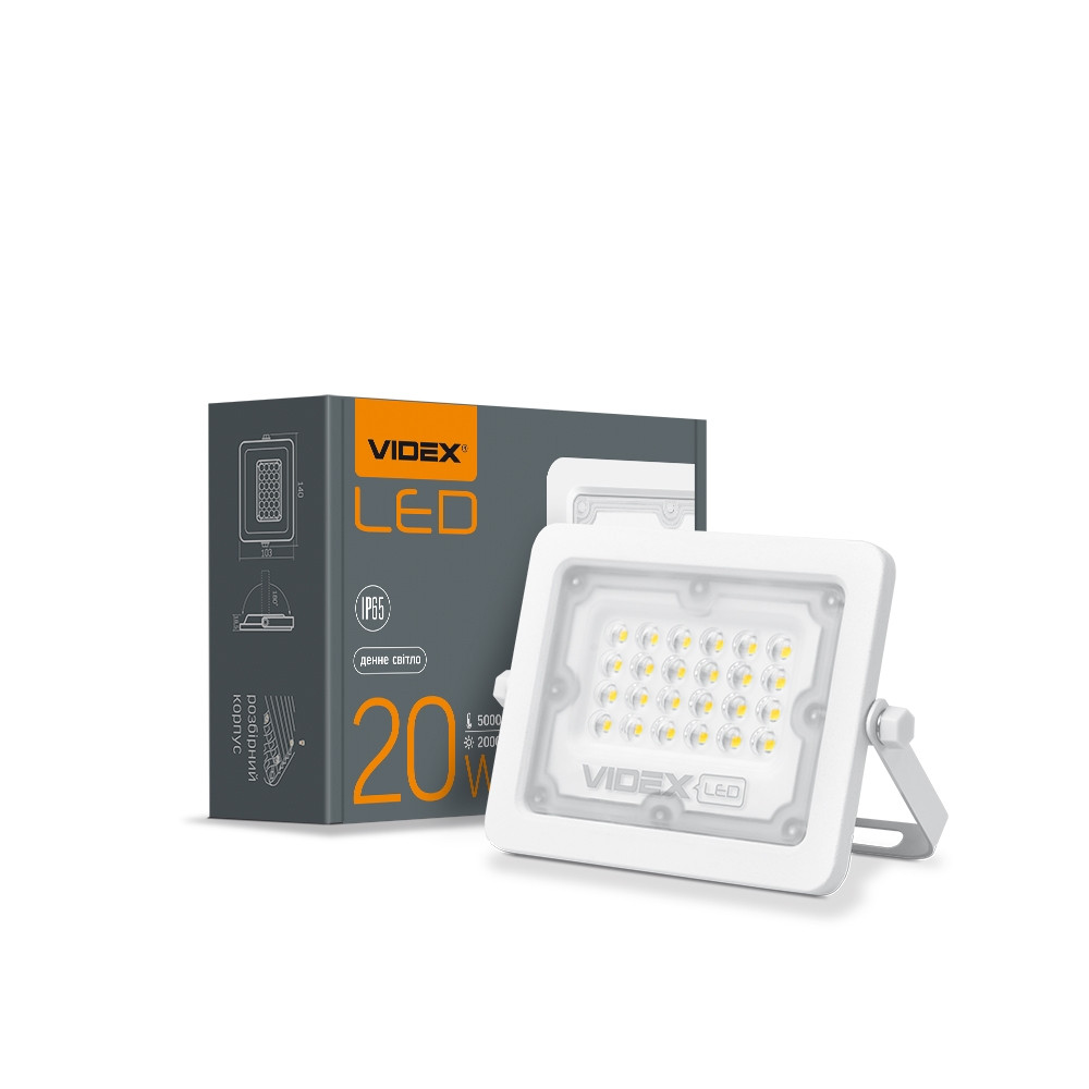 

LED прожектор VIDEX F2e 20W 5000K