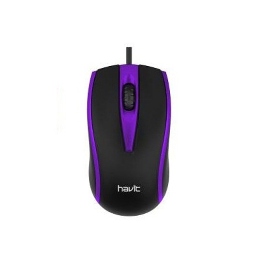 

Проводная мышь HAVIT MS871 USB (1200 dpi, 1,35 м) gray