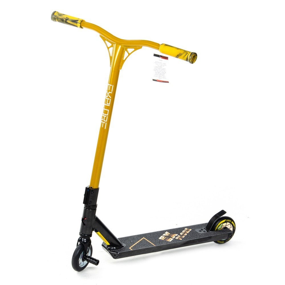 

Самокат трюковый Explore Spade Deluxe New золотой + пега