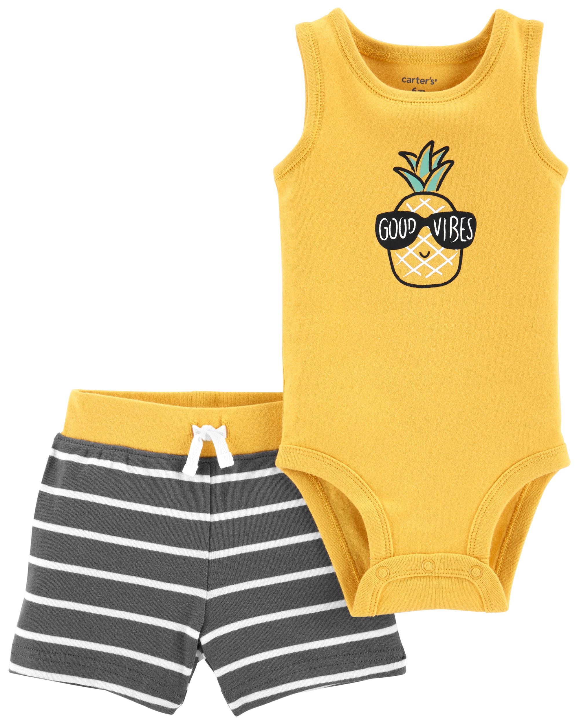 

Комплект двойка для мальчика Carters 6864 Carters 74 см 9 мес Желтый 49102