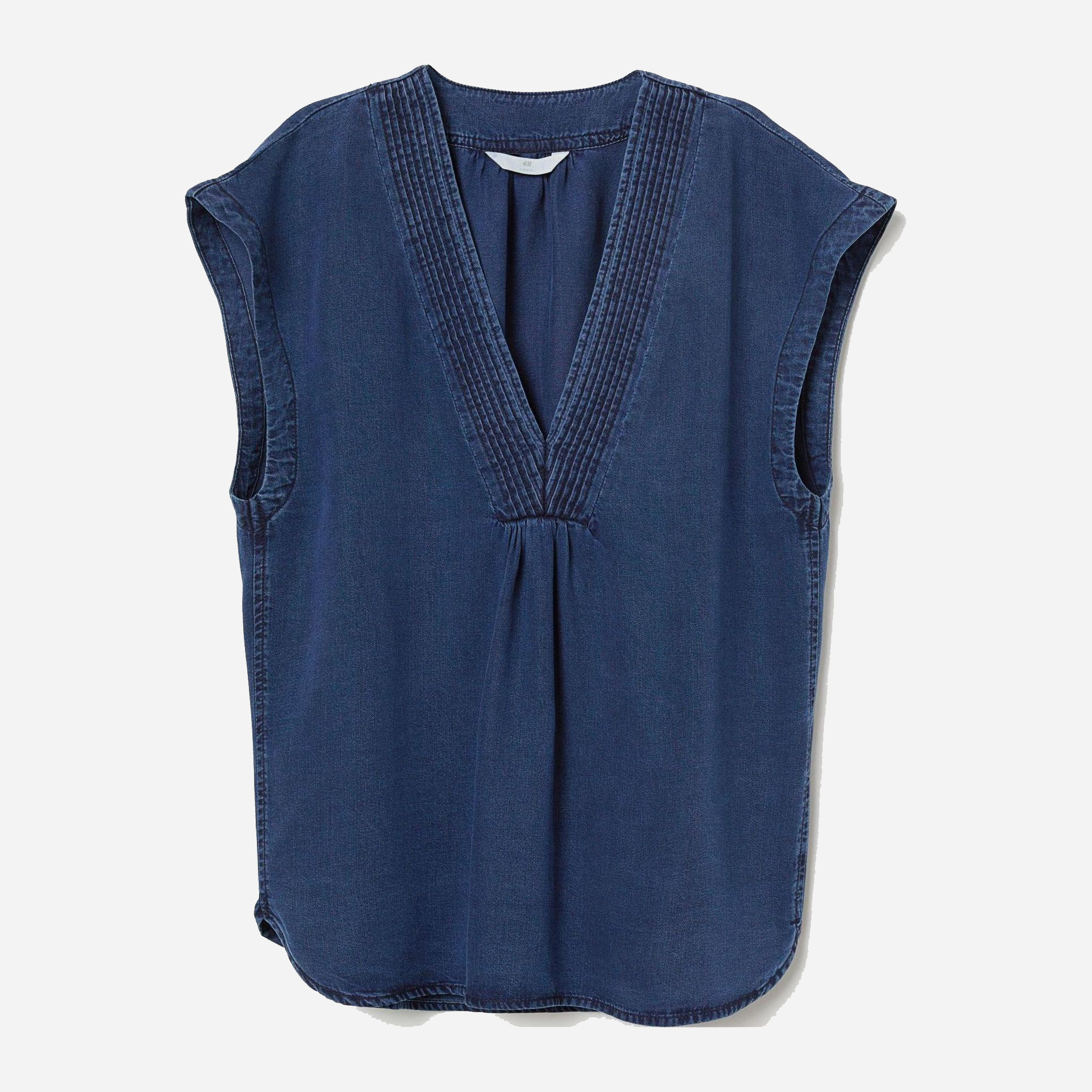 

Блузка H&M 7354379-AAQJ 36 Темно-синяя
