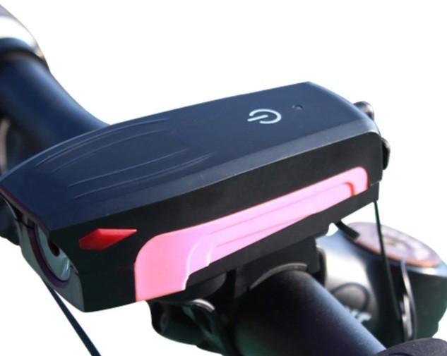 

Аккумуляторная велосипедная фара Bicycle AS-0909 400LM розовая